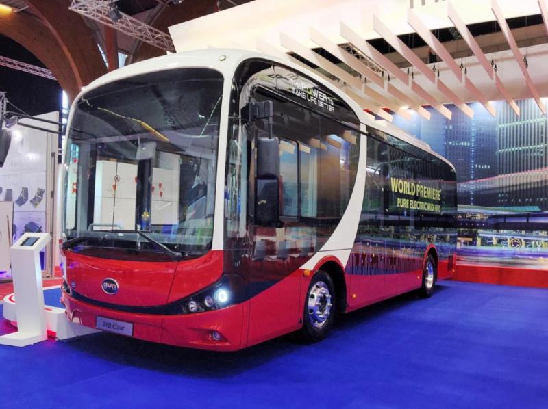 Nový model elektrického midibusu BYD objednalo Nizozemsko