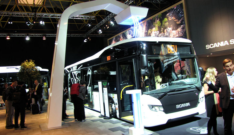 Busworld 2017: Scania posilňuje sortiment pro alternativní paliva