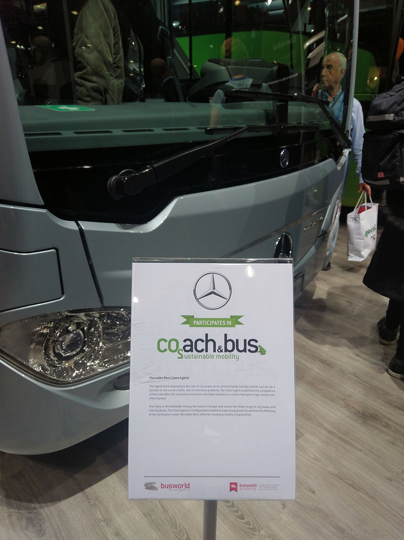 Busworld 2017: Daimler Buses se svými značkami Mercedes-Benz a Setra