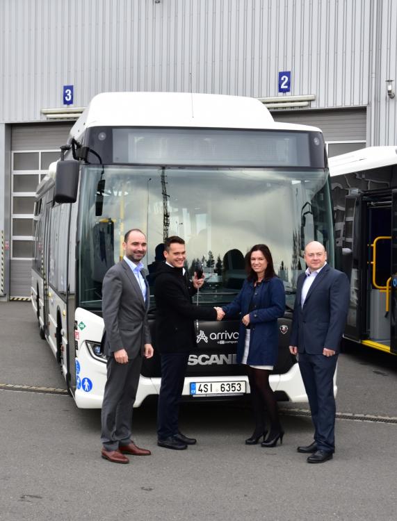 Scania předala společnosti Arriva MORAVA autobusy Citywide