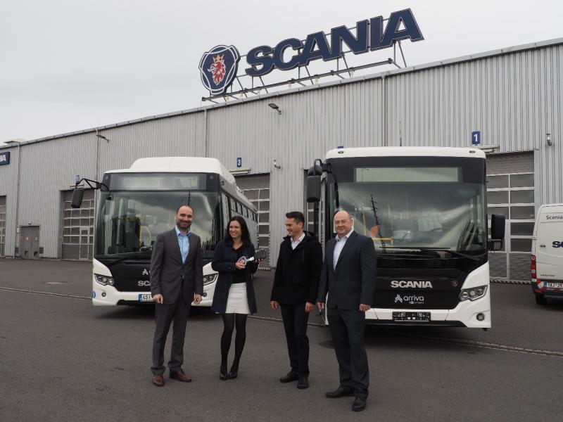 Scania předala společnosti Arriva MORAVA autobusy Citywide