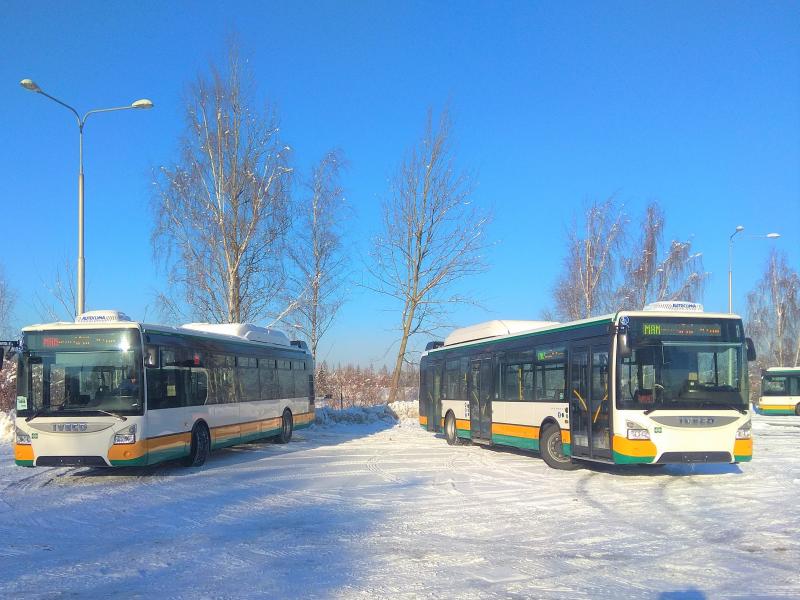 Cestující v Liberci dostali k Vánocům nové autobusy IVECO Urbanway na CNG