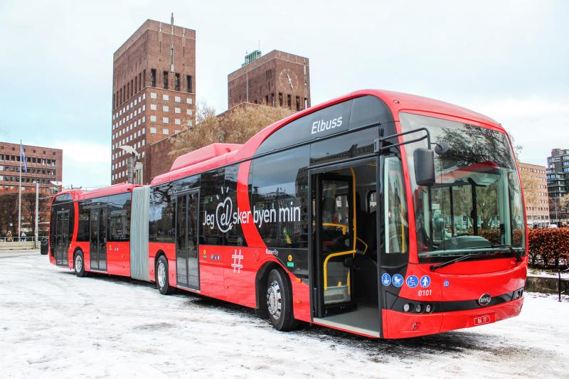 Norsko uvedlo do provozu první dva kloubové elektrické autobusy BYD v Evropě
