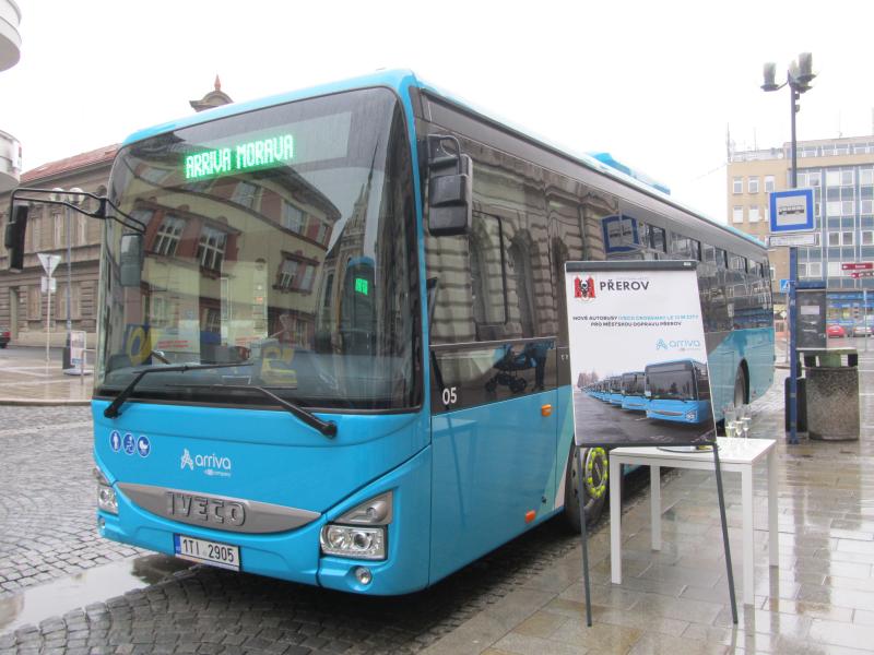 Arriva pořídila pro MHD v Přerově 11 nových autobusů