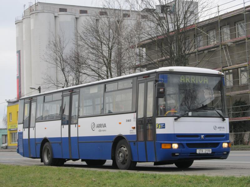 Rozlučková fotojízda s autobusy Karosa na linkách MHD v Přerově