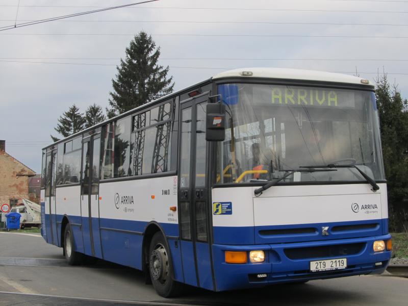 Rozlučková fotojízda s autobusy Karosa na linkách MHD v Přerově