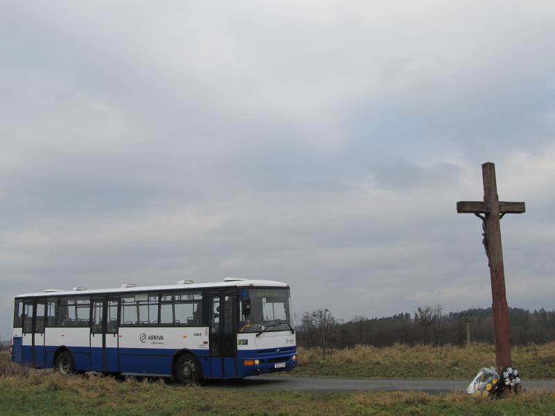 Rozlučková fotojízda s autobusy Karosa na linkách MHD v Přerově