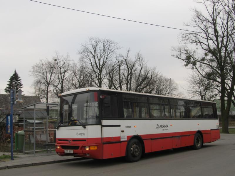 Rozlučková fotojízda s autobusy Karosa na linkách MHD v Přerově