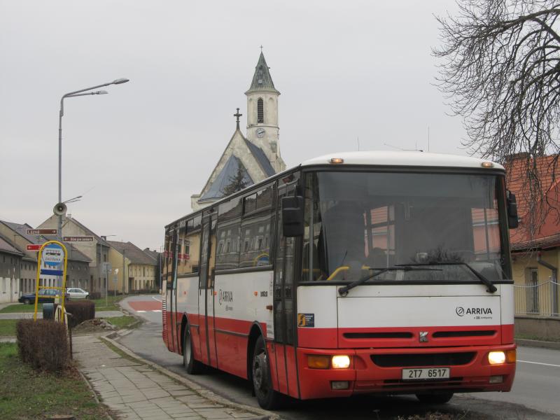 Rozlučková fotojízda s autobusy Karosa na linkách MHD v Přerově