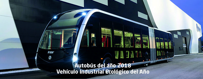 Irizar ie tram je vyhlášen Spanish Coach of the Year 2018 a Environmentally Friendly Industrial Vehicle of the Year
