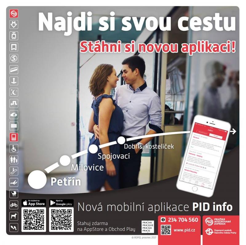 Pražská integrovaná doprava má mobilní aplikaci 'PID info'