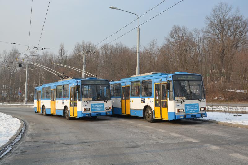 V Ostravě se o víkendu rozloučili s trolejbusy Škoda 14Tr a 15Tr