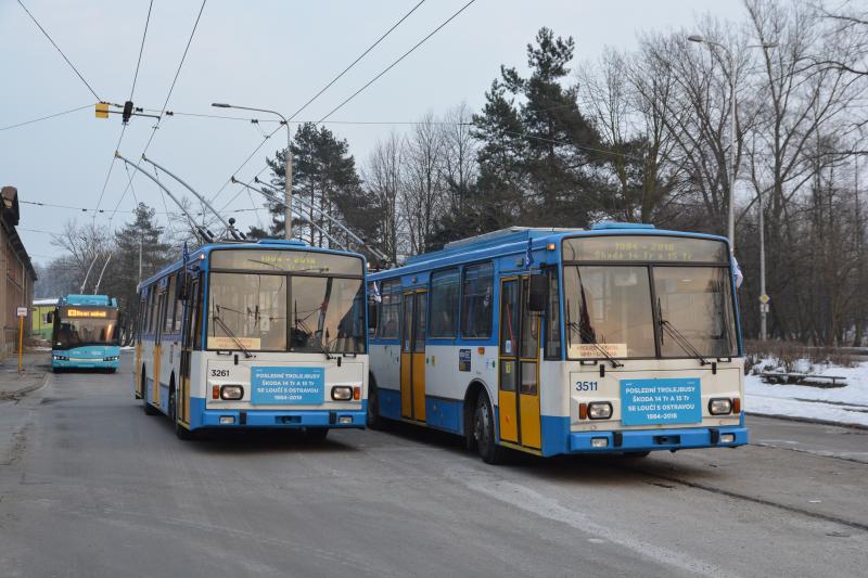 V Ostravě se o víkendu rozloučili s trolejbusy Škoda 14Tr a 15Tr