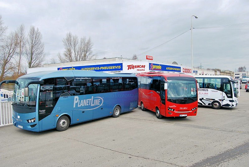 Autobusy ISUZU na veletrhu BUS SHOW 2018