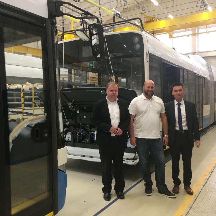 V Plzeňské Škodovce je v plném proudu výroba trolejbusů pro Chomutov a Jirkov 