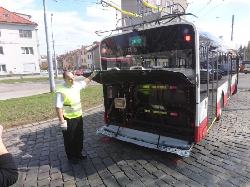 Brno představilo nové parciální trolejbusy 