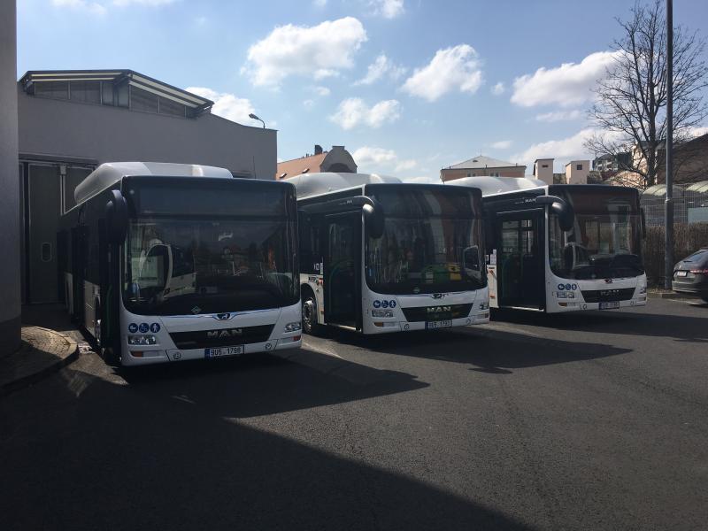 Děčín převzal prvních deset nových autobusů MAN Lion’s City CNG