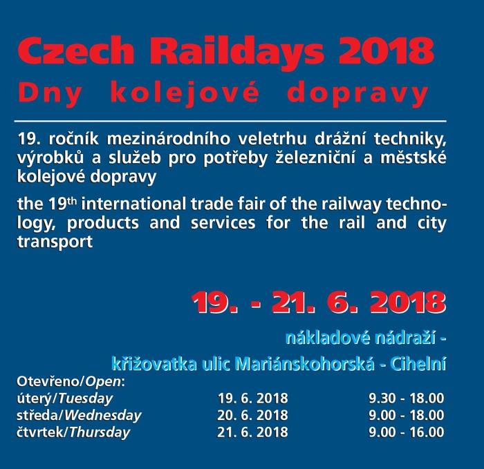Z veletrhu Czech Raildays 2018 