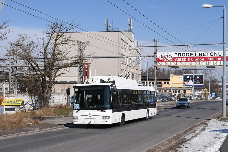 Zkušební jízdy trolejbusů ze Škody Electric