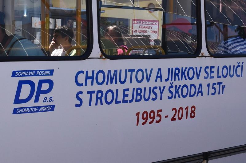 V Chomutově se rozloučili s trolejbusy Škoda 15 Tr