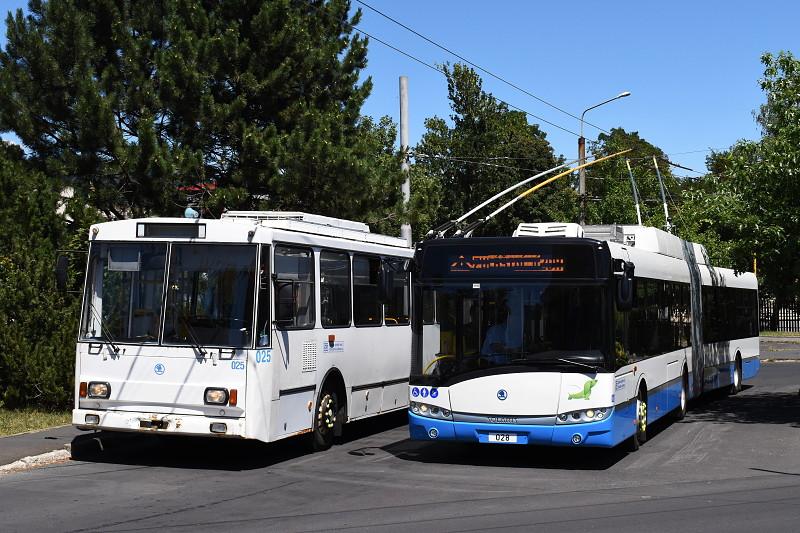 V Chomutově se rozloučili s trolejbusy Škoda 15 Tr