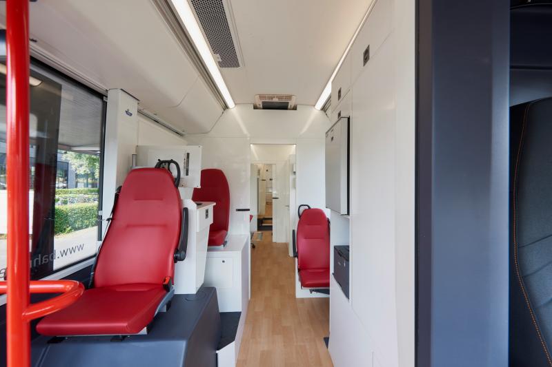 Pojízdná nemocnice VDL Citea pro Deutsche Bahn