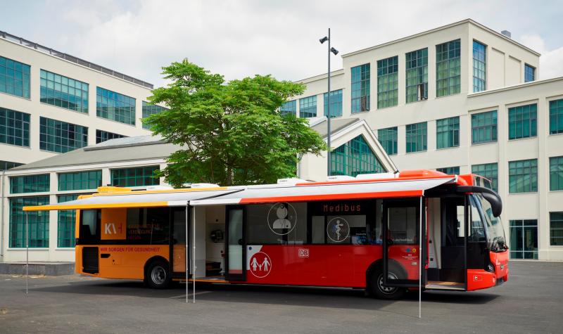 Pojízdná nemocnice VDL Citea pro Deutsche Bahn