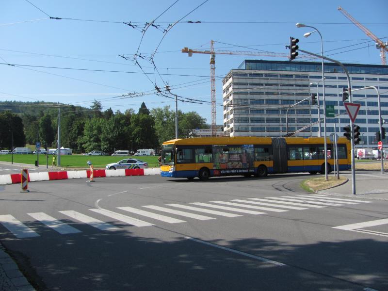 Městská doprava ve Zlíně fungovala i během cyklistických závodů