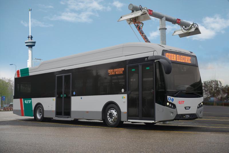 55 elektrických autobusů VDL Citea pro Rotterdam