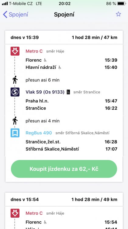 Jedete z Prahy do Středočeského kraje? Už jste vyzkoušeli novou mobilní aplikaci PID Lítačka?