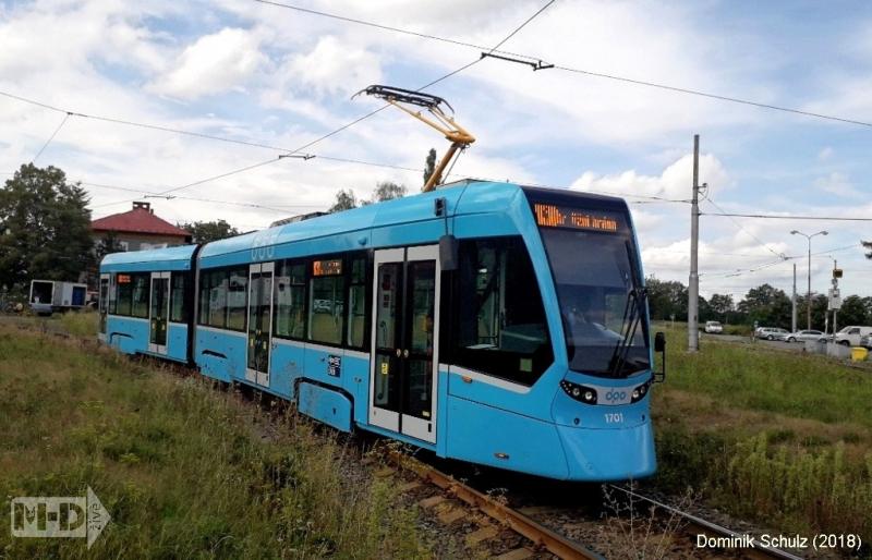 Ostravská tramvaj Stadler zahájila provoz s cestujícími