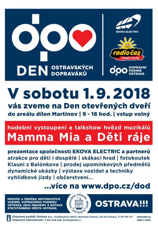 Den otevřených dveří v Dopravním podniku Ostrava
