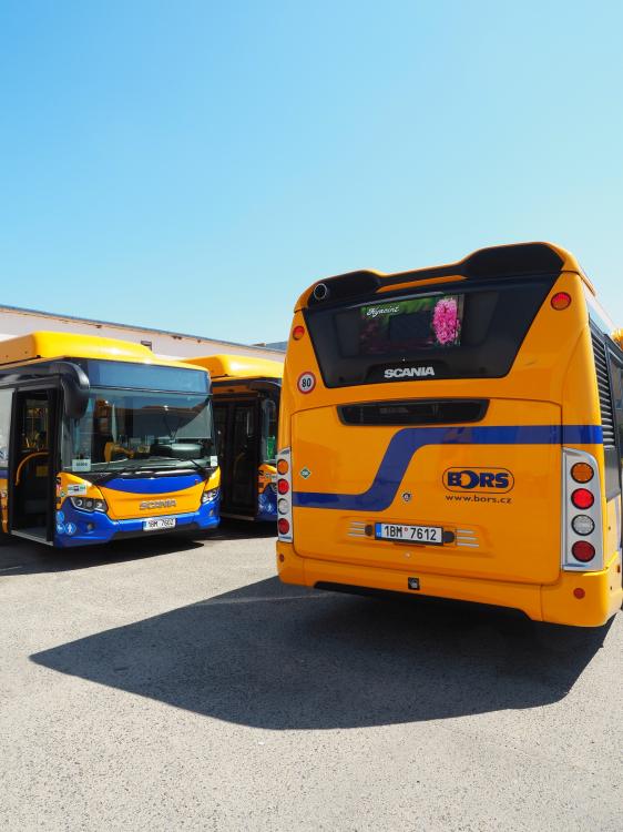 Scania předala společnosti BORS Břeclav další autobusy na CNG