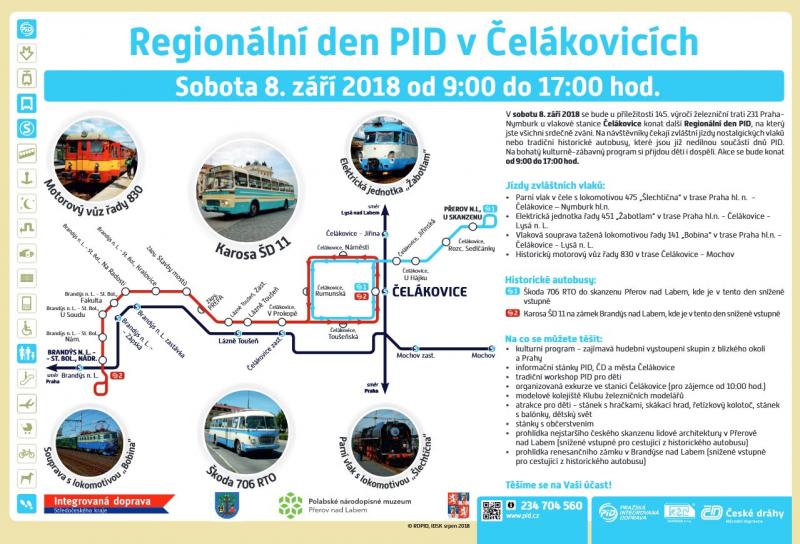 Regionální den PID v Čelákovicích