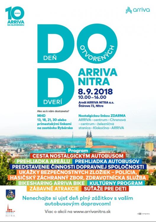 Den otevřených dveří ve společnosti Arriva Nitra