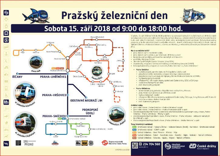 Pražský Den železnice se speciálními vlaky i historickými autobusy
