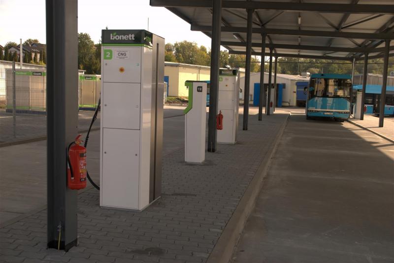 Dopravní podnik Ostrava otevřel novou plničku CNG