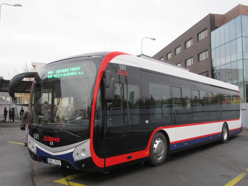 Olomouc má první elektrobus