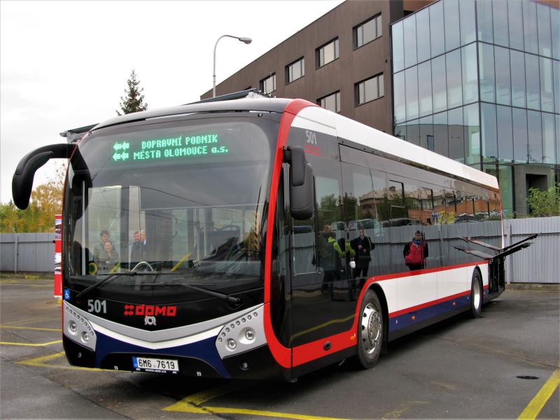 Olomouc má první elektrobus