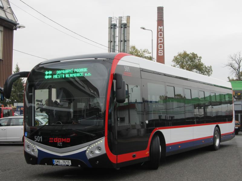 Olomouc má první elektrobus