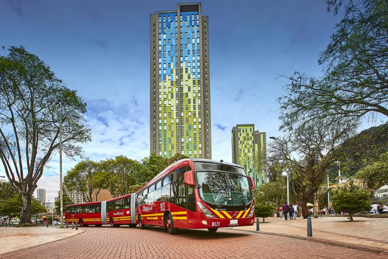 Volvo v Kolumbii: 700 městských autobusů