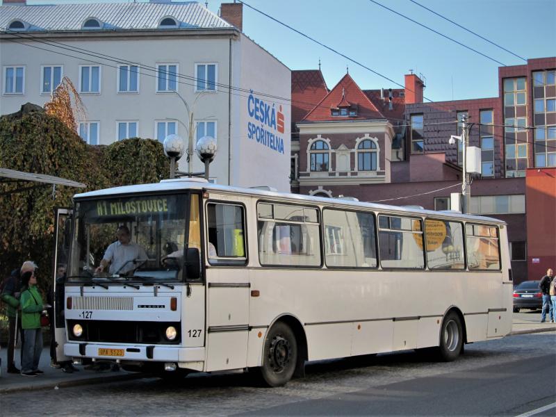 Symbolické rozloučení s trolejbusy Škoda 14 Tr v Opavě