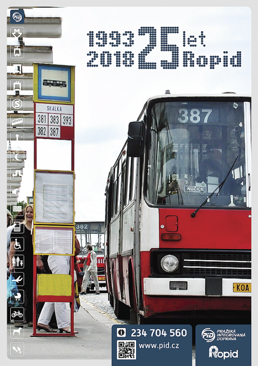 ROPID organizuje Pražskou integrovanou dopravu už 25 let 