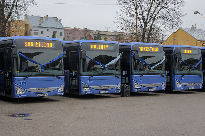 SAD Žilina uvedla do provozu 35 nových autobusů Iveco Crossway