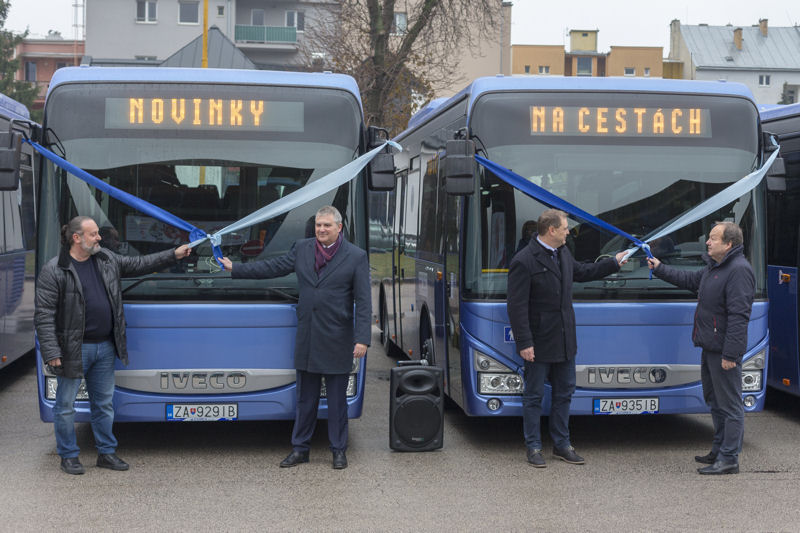 SAD Žilina uvedla do provozu 35 nových autobusů Iveco Crossway
