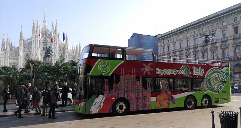 Elektrické vyhlídkové autobusy míří do italských měst
