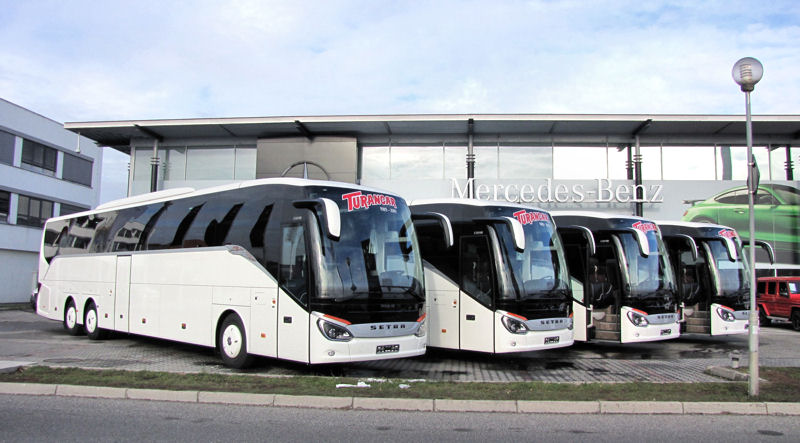 Třicet nových autokarů Setra ComfortClass pro TURANCAR