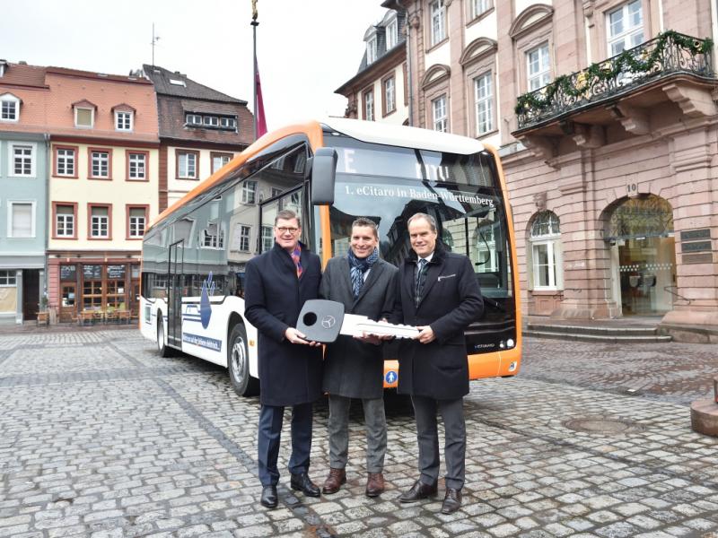 Mercedes-Benz eCitaro pro Mannheim a Heidelberg