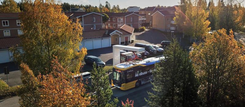 Elektrické autobusy v Östersund: udržitelný dopravní systém pro budoucnost