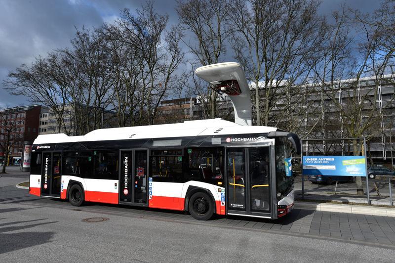 Další elektrické autobusy Solaris v Hamburku